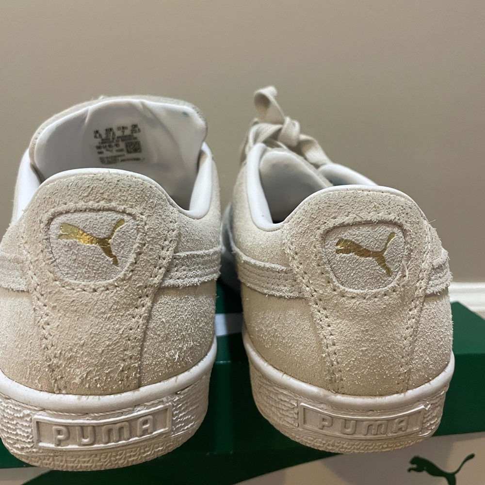 Puma Women’s Cream Sneakers - Picture 7 of 12